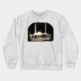 Tomten - Christmas Night - John Bauer Crewneck Sweatshirt